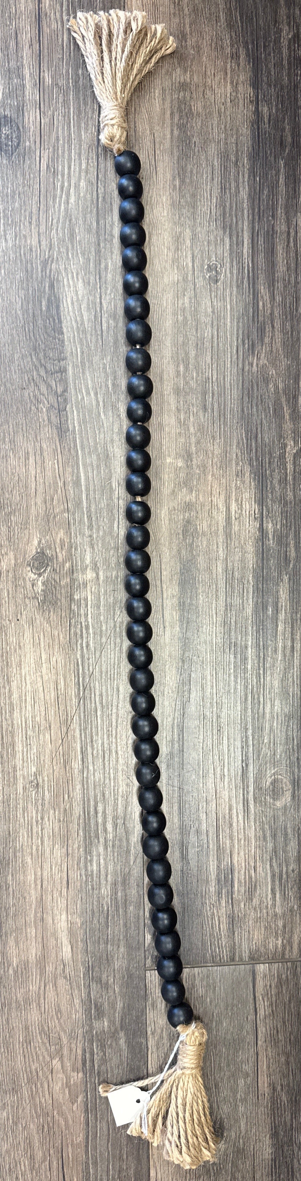Black Beaded Garland 33”