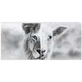 B&W Lion & Lamb Sign