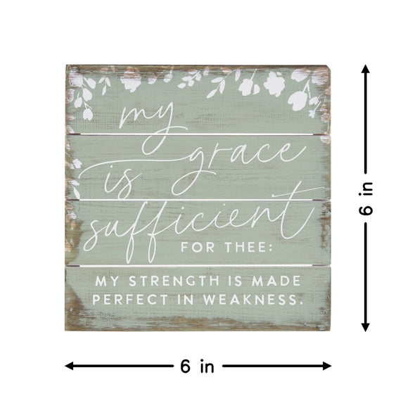 Grace Is Sufficient Pallet Art