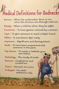 Medical Definitions for Rednecks Get Well Card