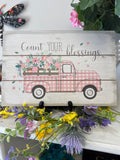Count Your Blessings Sign