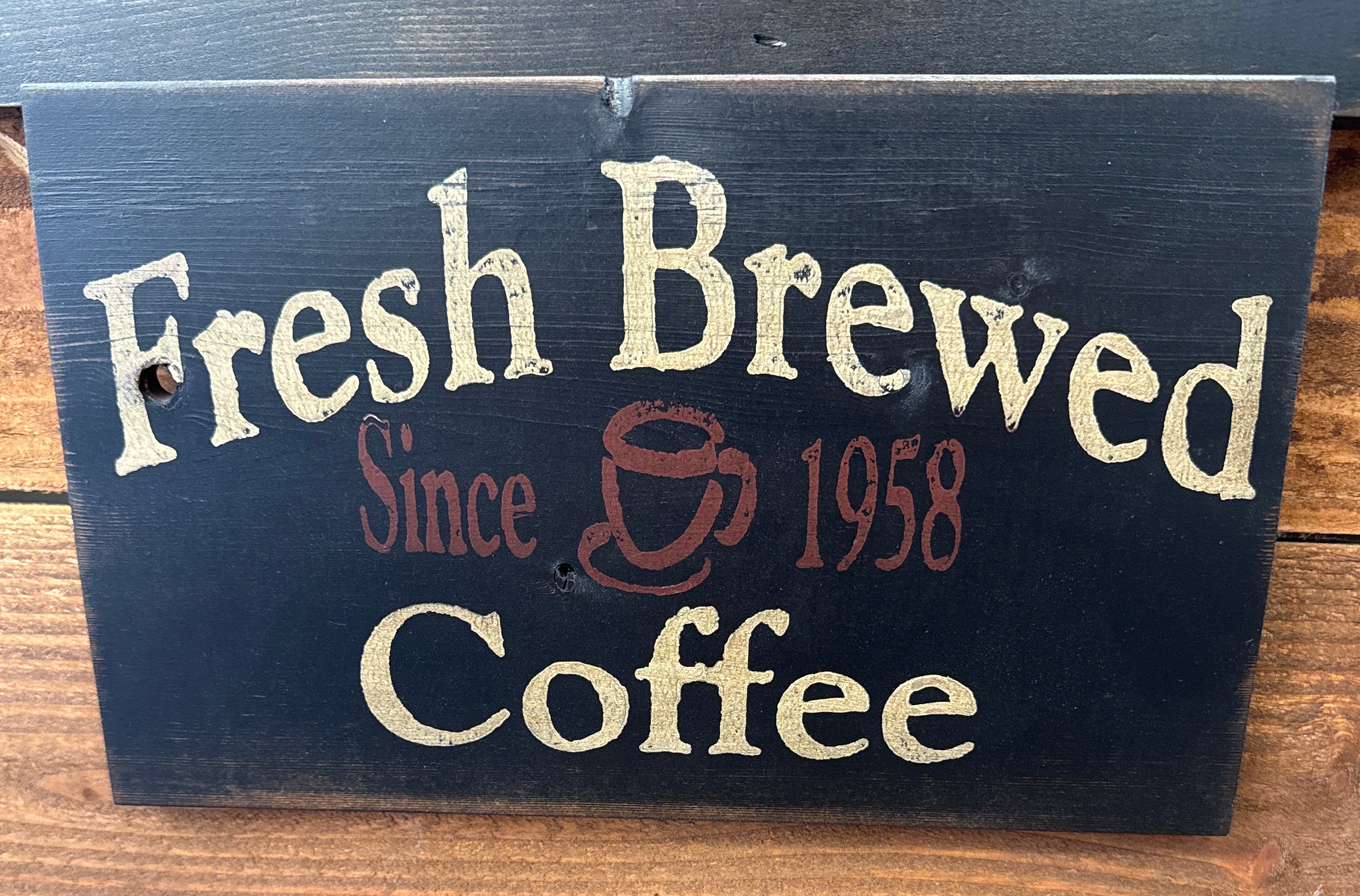 Fresh Brewed Coffee Sign