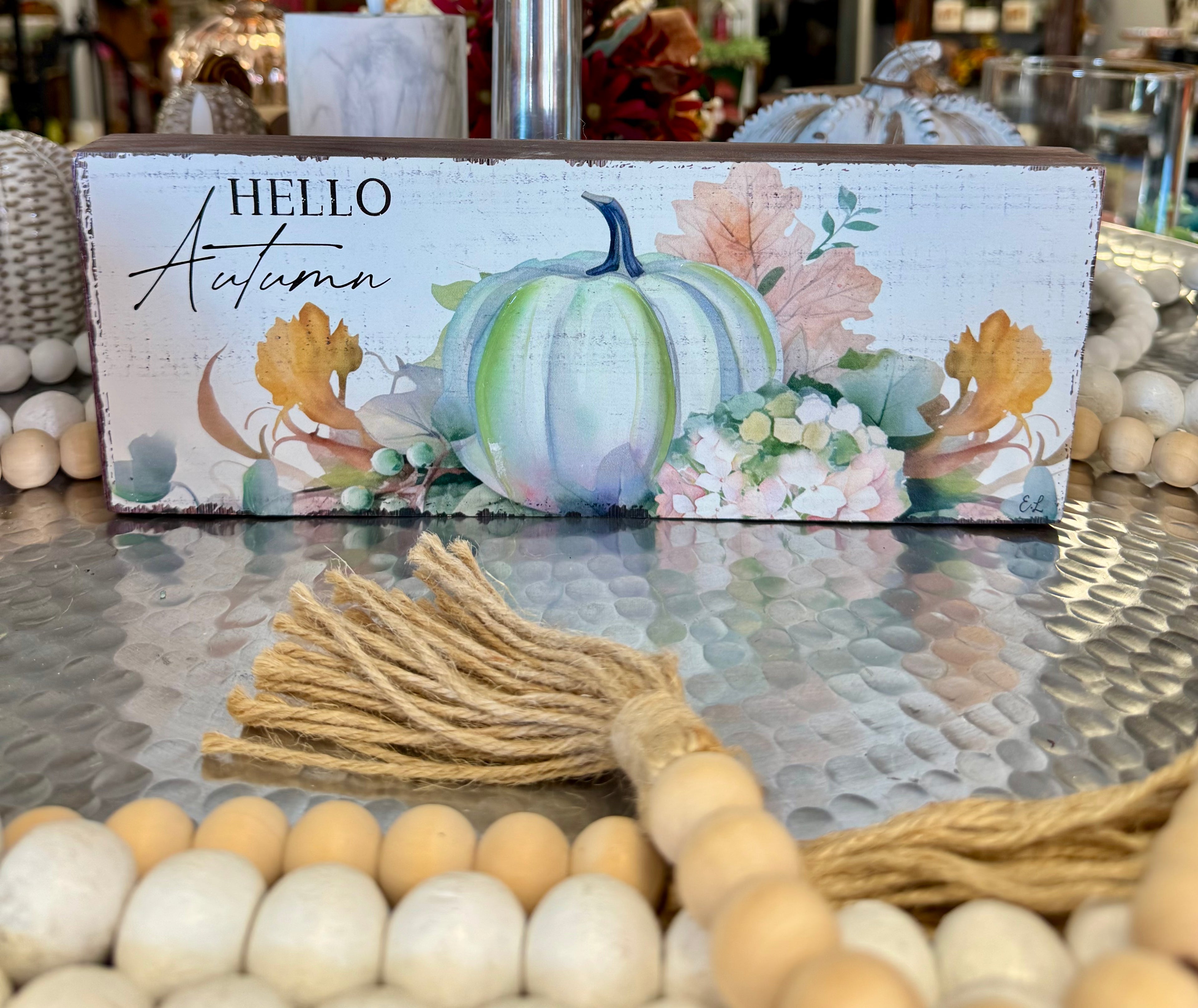 Hello Pumpkin/Autumn Sign