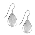 Silver Forest Silver Tear Layered Trifector Earrings