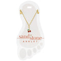Sand & Stone Gold Cherry Dangle Anklet