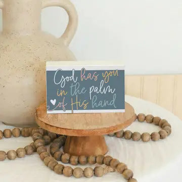God In the Palm of His Hand Tabletop